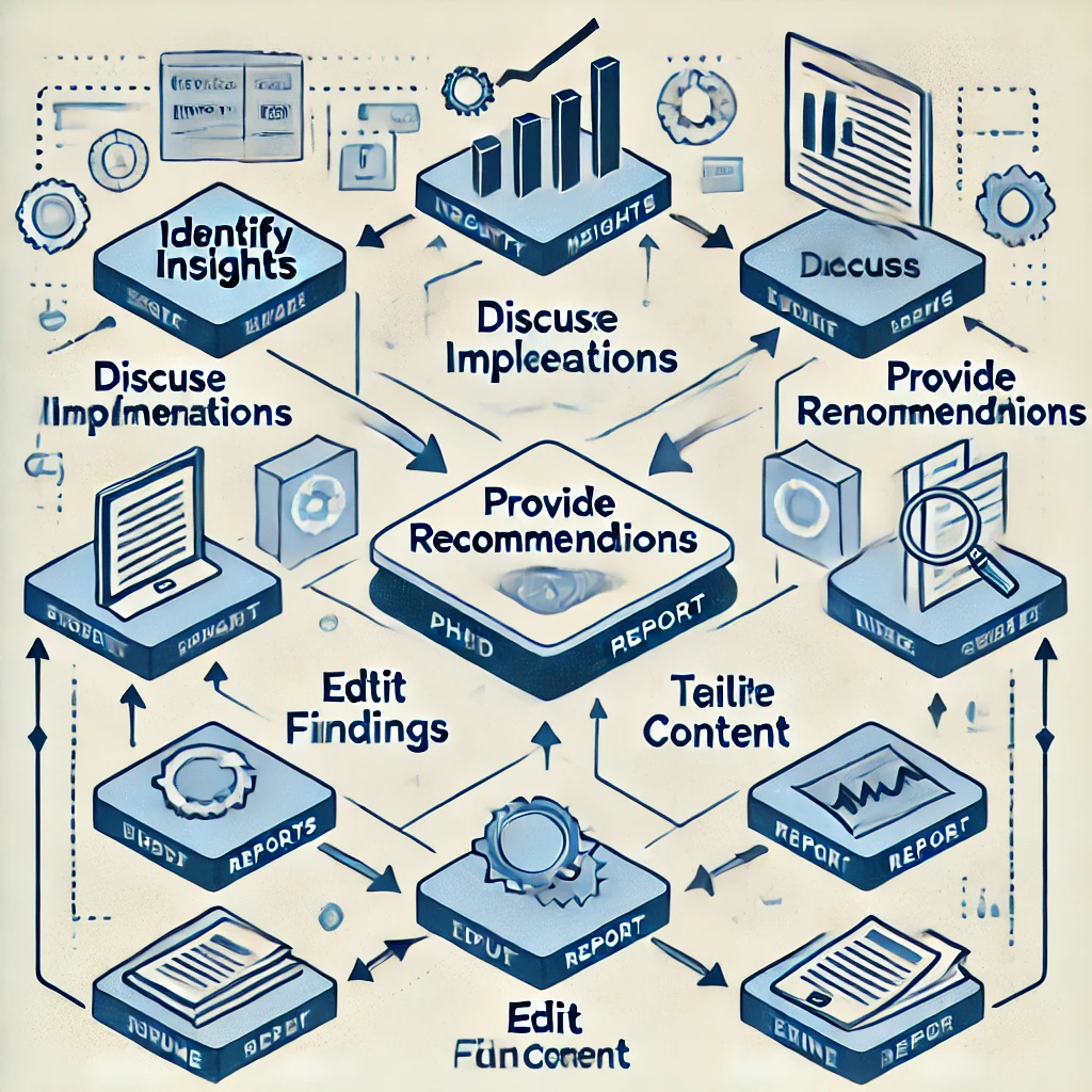 Effective academic report structure visual