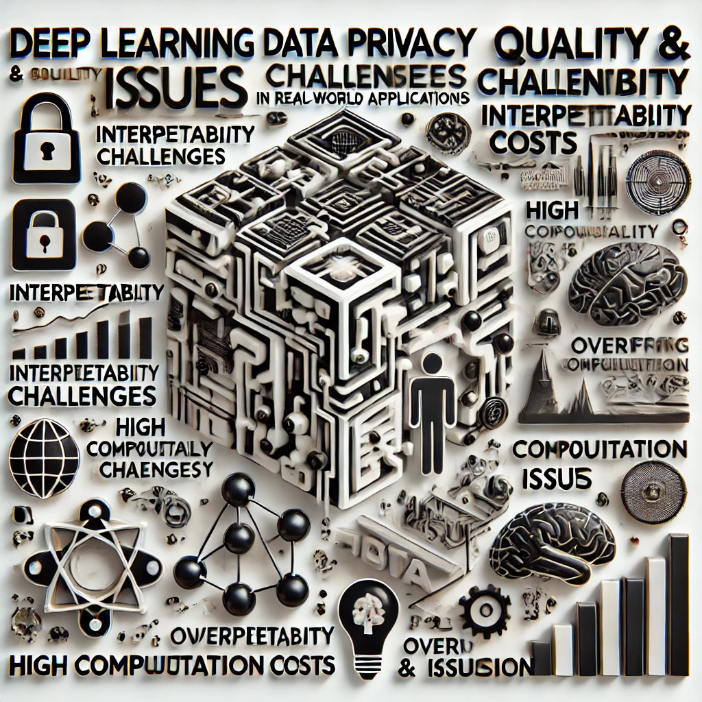 Visual explanation of AI model interpretability challenges