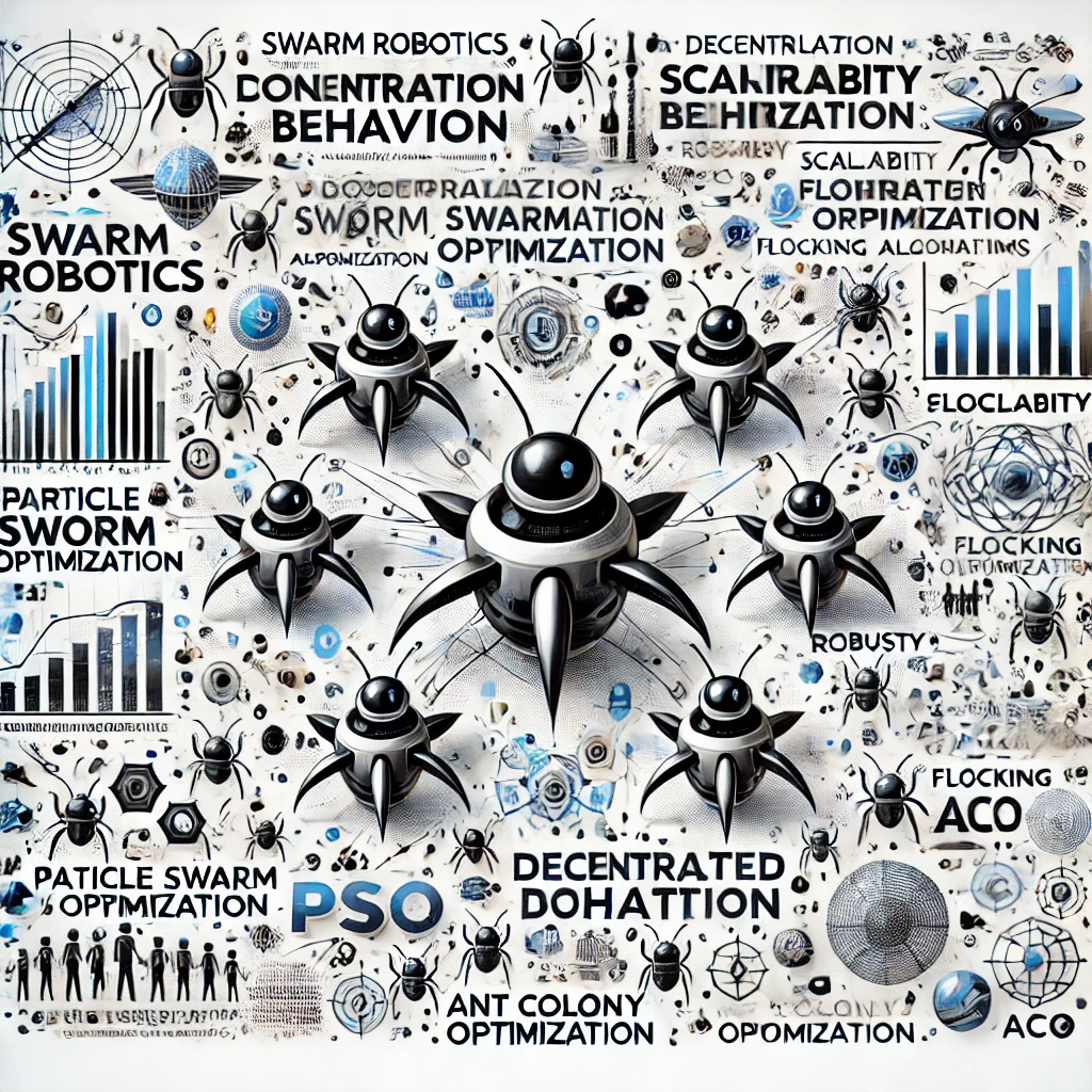 Decentralized communication in swarm robotics using local interactions