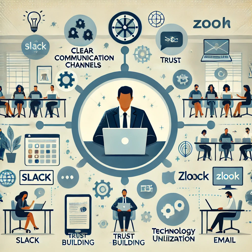 Remote team communication image