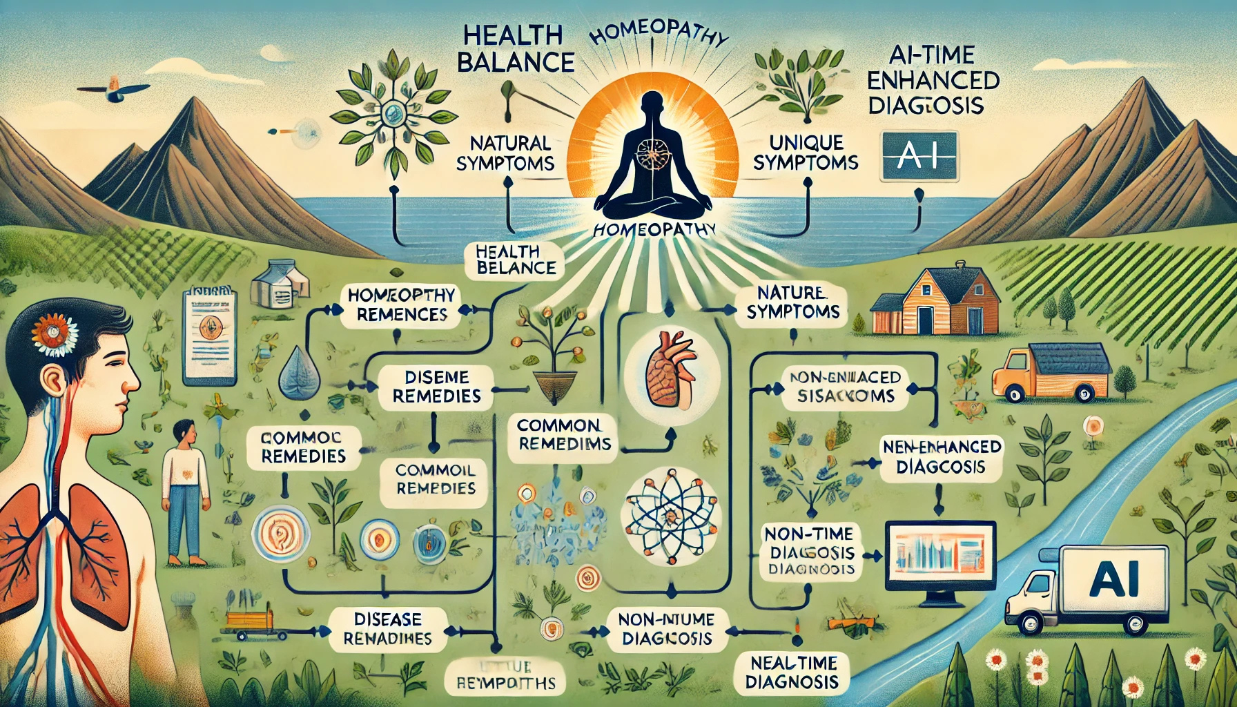 AI Integration in Healthcare Wearables for Holistic Monitoring and Homeopathy