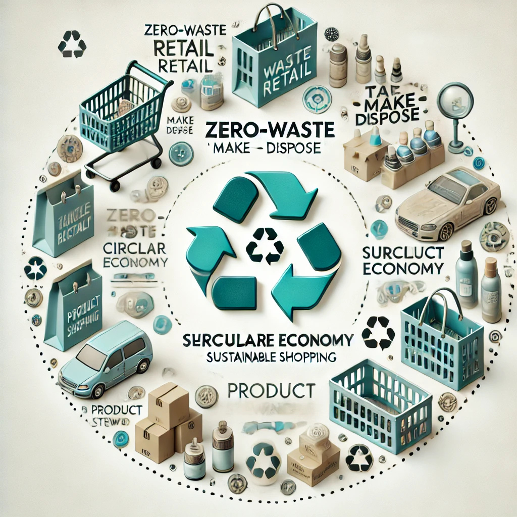 Image showing sustainable retail practices and eco-friendly store models