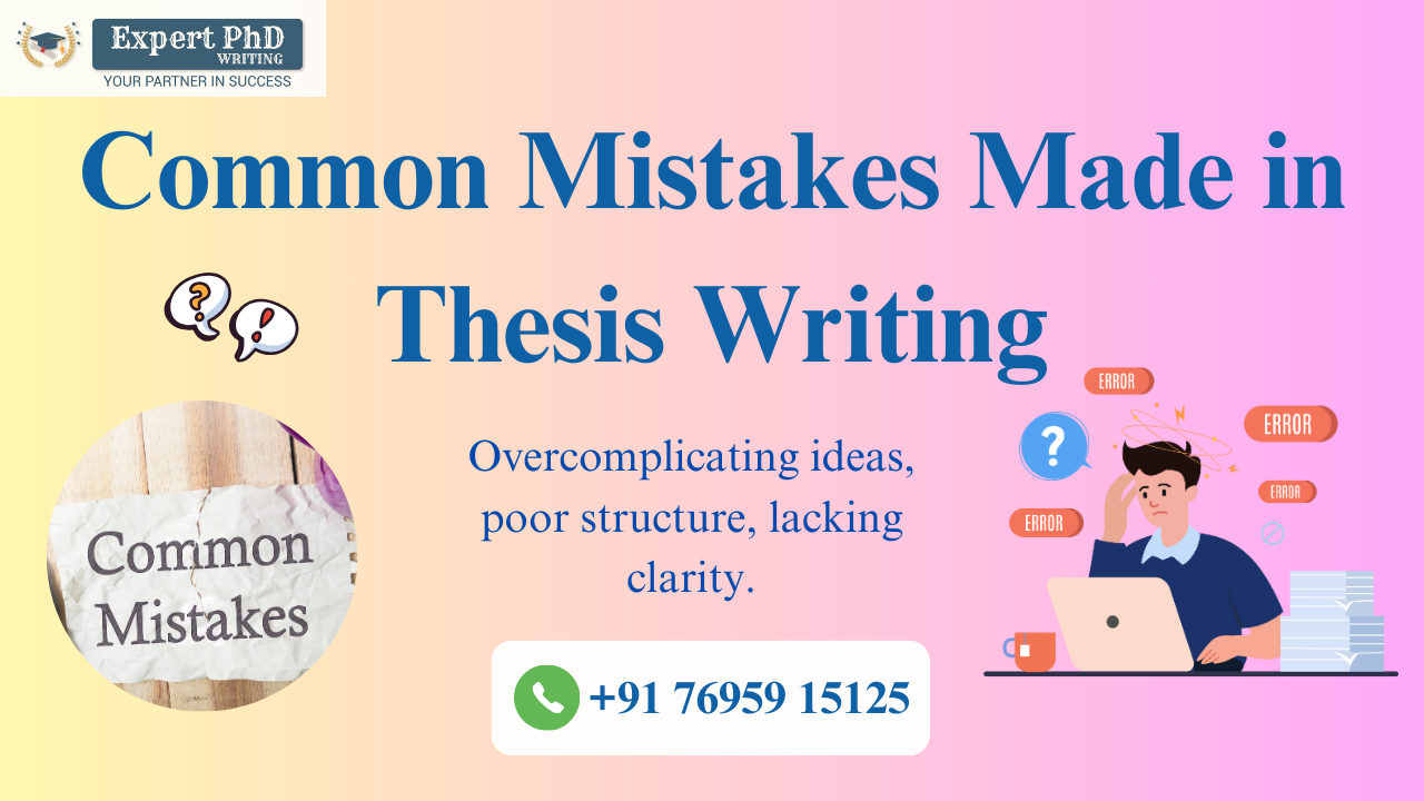 PhD thesis writing mistakes and tips