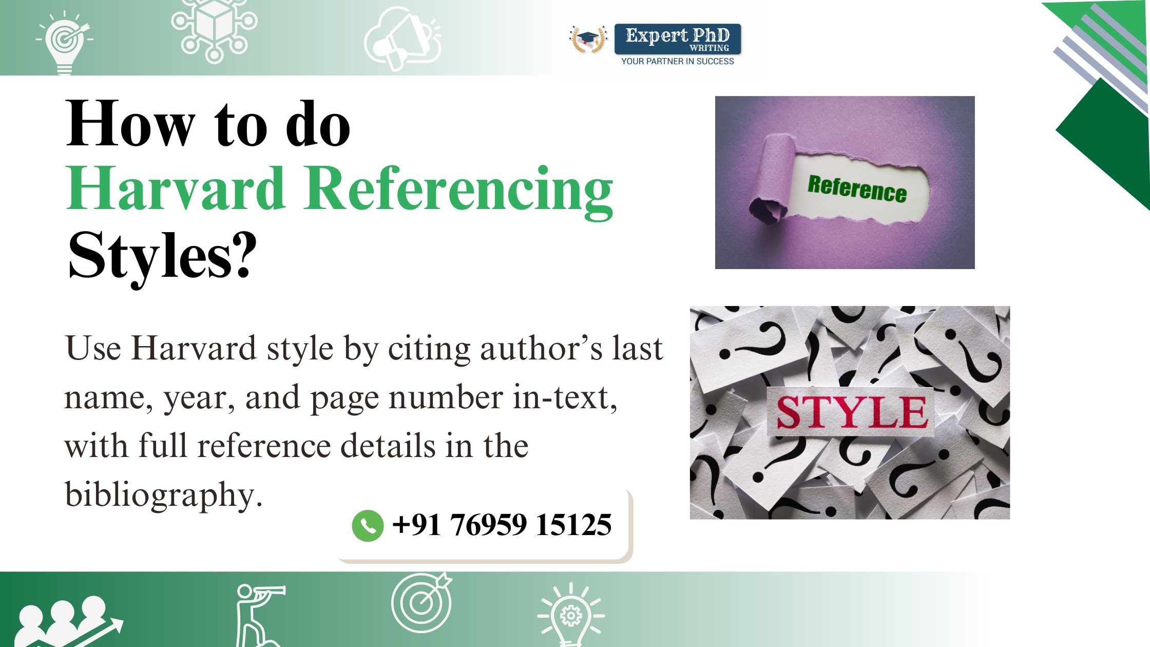 Harvard referencing style guide illustration